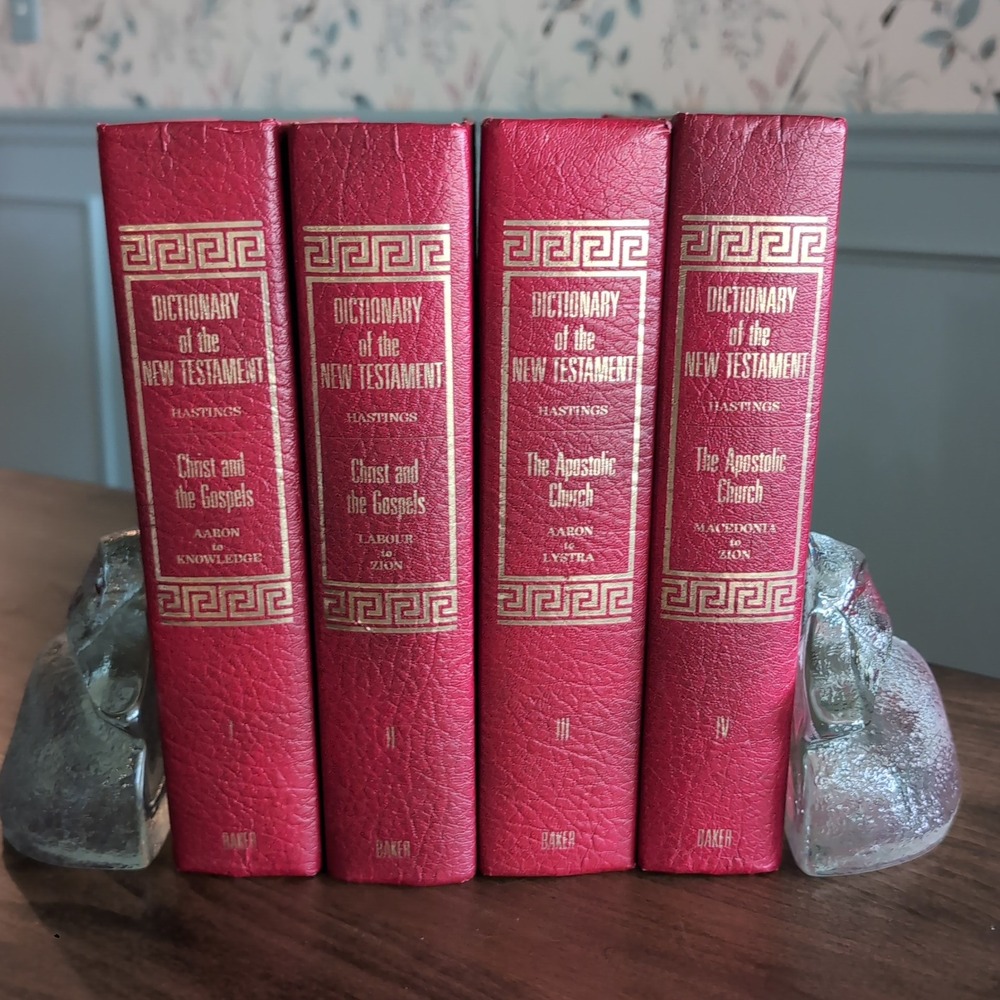 Baker Dictionary of the New Testament James Hastings 4 Volume Set Red Gilt 1973
